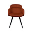 Label51 LABEL51 Eetkamerstoel Dinner - Rust - Breathe - Black Frame