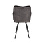 Label51 LABEL51 Eetkamerstoel Noud - Antraciet - Velours - Black Frame