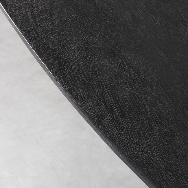 Label51 LABEL51 Eetkamertafel Cooper - Zwart - Mangohout - 210x110 cm