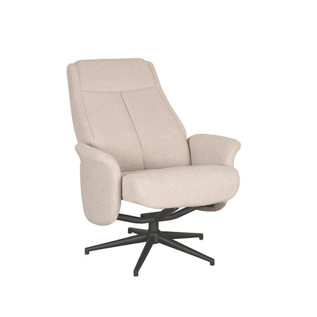 Label51 LABEL51 Fauteuil Bergen - Naturel - Boucle - Excl. Hocker
