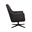 Label51 LABEL51 Fauteuil Tod - Antraciet - Micro Suede - One Size