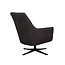 Label51 LABEL51 Fauteuil Tod - Antraciet - Micro Suede - One Size