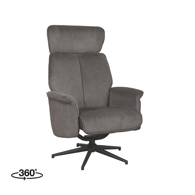 Label51 LABEL51 Fauteuil Verdal - Antraciet - Cosmo