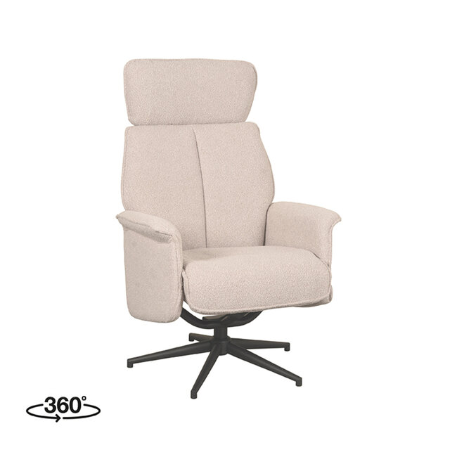 Label51 LABEL51 Fauteuil Verdal - Naturel - Boucle