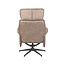Label51 LABEL51 Fauteuil Verdal - Taupe - Micro Suede
