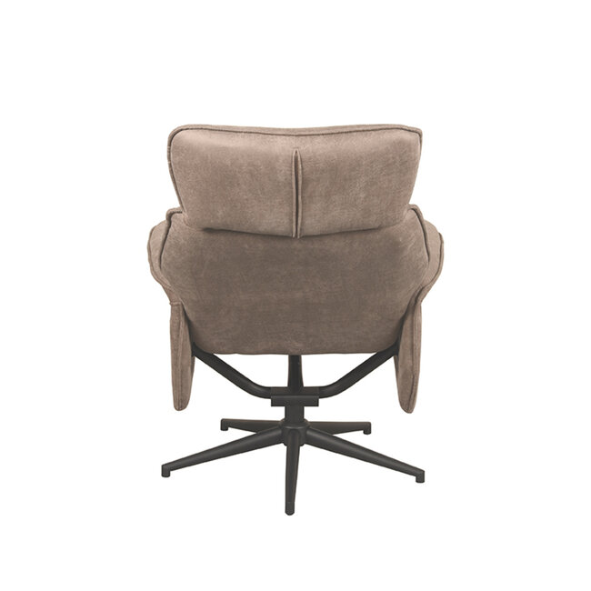 Label51 LABEL51 Fauteuil Verdal - Taupe - Micro Suede