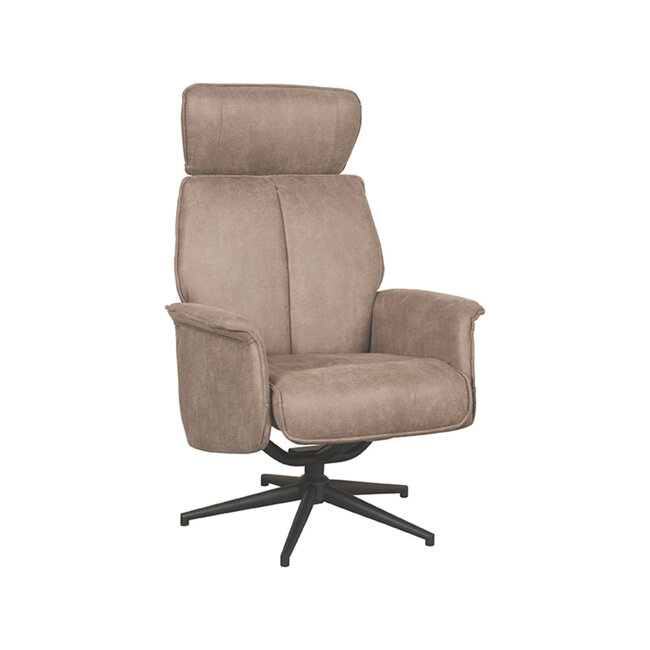 Label51 LABEL51 Fauteuil Verdal - Taupe - Micro Suede