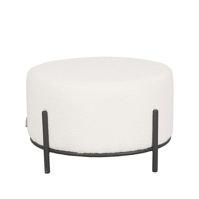 Label51 LABEL51 Poef Troy - Ivory - Boucle - XL
