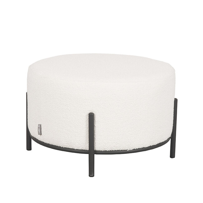 Label51 LABEL51 Poef Troy - Ivory - Boucle - XL