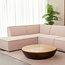 Label51 LABEL51 Salontafel Bowl - Espresso - Travertin - 90 cm - Rond