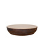 Label51 LABEL51 Salontafel Bowl - Espresso - Travertin - 90 cm - Rond
