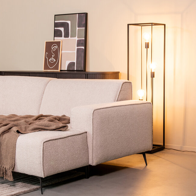 Label51 LABEL51 Vloerlamp Tetto - Zwart - Metaal - Vloerlamp