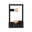 Label51 LABEL51 Wandlamp Quadrato - Zwart - Metaal - Wandlamp
