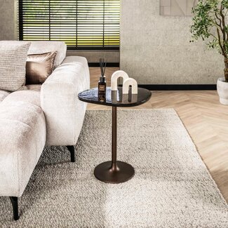 WoonStijl Bijzettafel M Eclipse Koper antiek finish