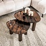 WoonStijl Salontafel M Eclipse koper antiek finish