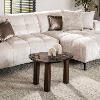 WoonStijl Salontafel M Eclipse koper antiek finish