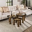 WoonStijl Salontafel M Eclipse goud antiek finish