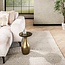 WoonStijl Bijzettafel S druppel Eclipse goud antiek finish