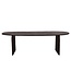 Label51 LABEL51 Eetkamertafel Cooper - Zwart - Mangohout - 210x110 cm