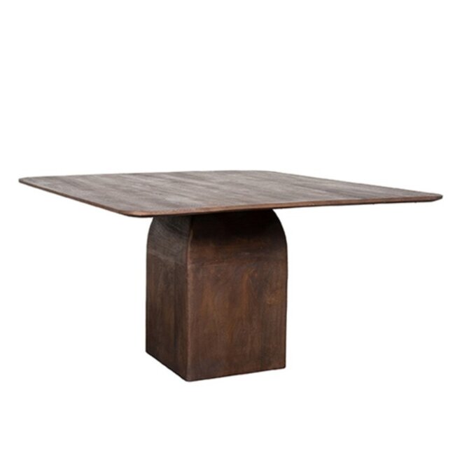 Label51 LABEL51 Eetkamertafel Ingo - Espresso - Mangohout - 140 cm