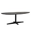 Label51 LABEL51 Eetkamertafel Rosie - Zwart - Mangohout - 180x100 cm