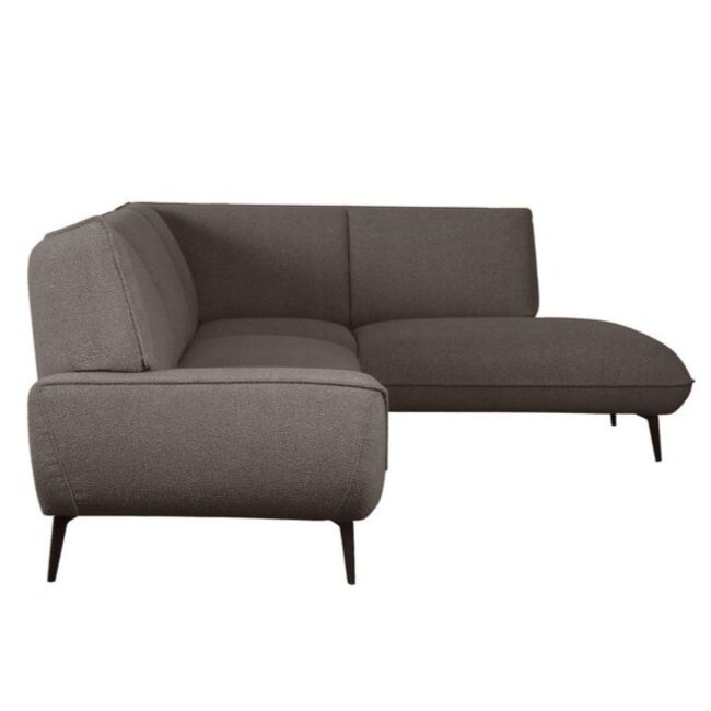 Label51 LABEL51 Hoekbank Pesaro - Bruin - Boucle - Rechts