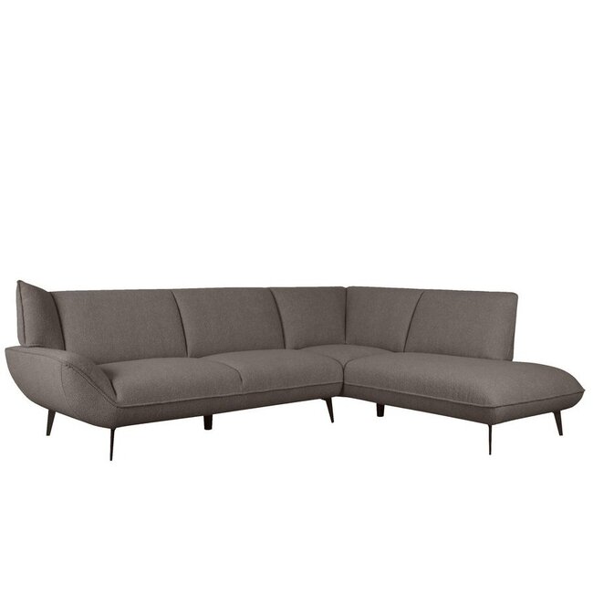 Label51 LABEL51 Hoekbank Pesaro - Bruin - Boucle - Rechts