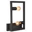 Label51 LABEL51 Wandlamp Quadrato - Zwart - Metaal - Wandlamp
