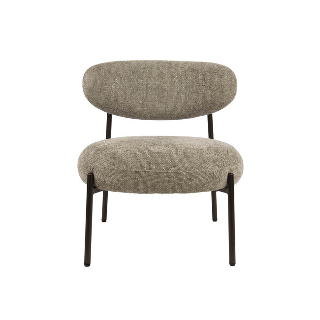 WoonStijl Fauteuil Round -   Tissee cargo zandkleur