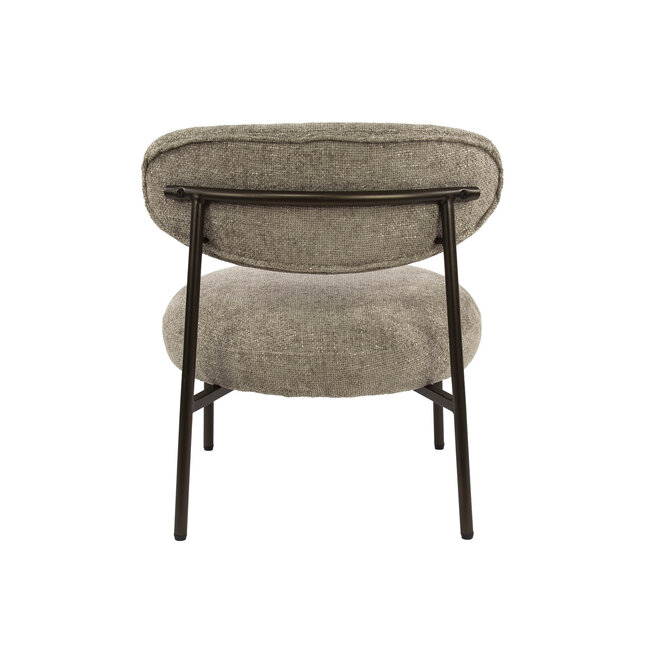 WoonStijl Fauteuil Round -   Tissee cargo zandkleur