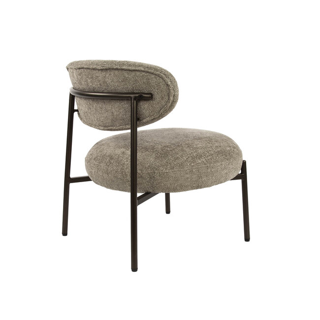 WoonStijl Fauteuil Round -   Tissee cargo zandkleur