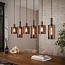 WoonStijl Hanglamp 6L Sepiora Sienna bruin
