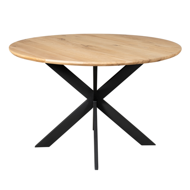 Starfurn Eiken eettafel Ferris | Rond 130 cm | Naturel