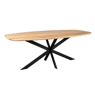 Starfurn Eiken eettafel Ferris | Deens Ovaal 240 cm | Naturel Starfurn Eiken eettafel Ferris | Deens Ovaal 240 cm | Naturel