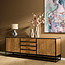 Starfurn Dressoir Denver | Mangohout en staal | Naturel | 210 cm