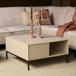 Starfurn Salontafel Madison Sand | 80 cm | Vierkant