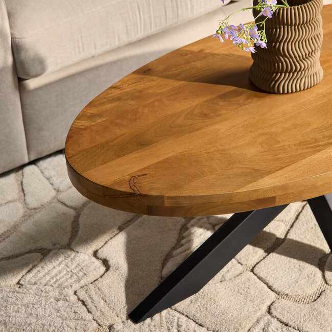Starfurn Salontafel Denver | 130 cm | Ovaal