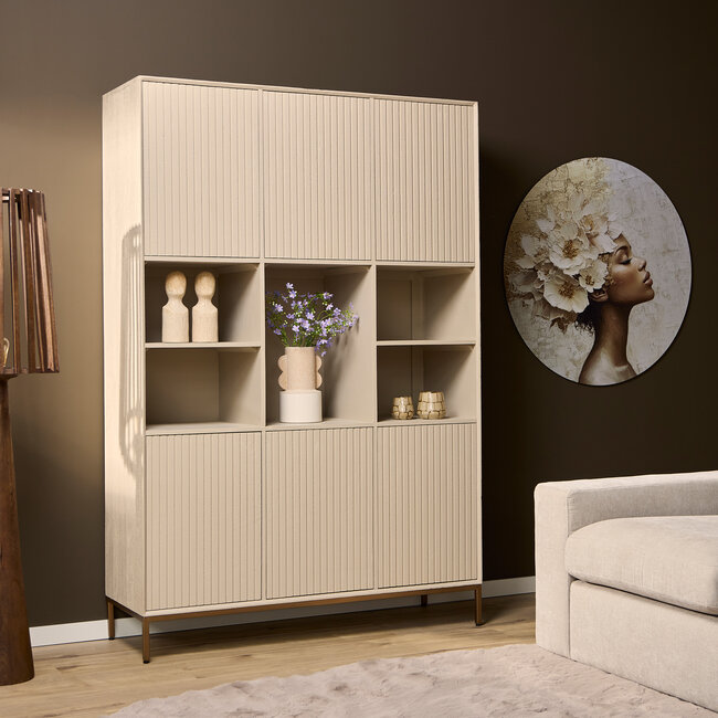 Starfurn Vakkenkast Madison XL Sand | 135 cm