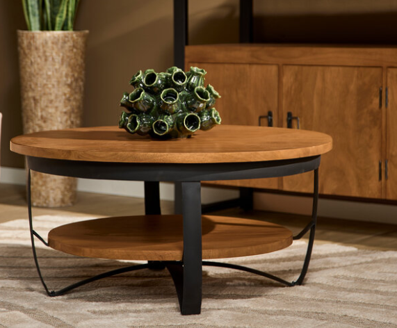 Ronde salontafel Starfurn l Elegant & Betaalbaar l HoutenMeubelOutlet