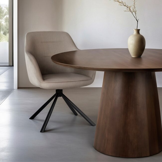 Benoa Eettafel Job mango rond 140