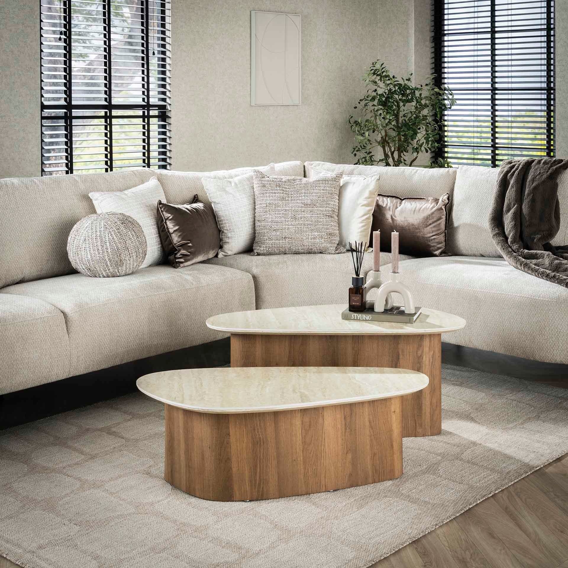 Salontafel van keramiek kopen? | Marmerlook & Krasvast | Houten Meubel Outlet
