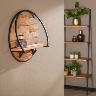 WoonStijl Wandschap / kapstok Ø50 Mill