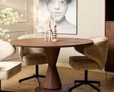 Ronde tafels zijn bezig aan een echte comeback. Of je nu op zoek bent naar een ronde eettafel voor gezellige diners of een ronde salontafel voor je zithoek 