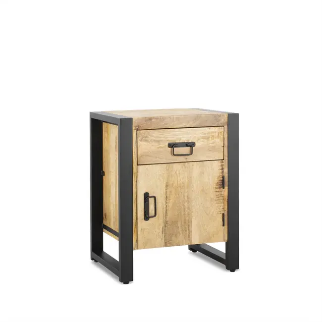 Benoa Nachtkastje Industrial mango - Rechts