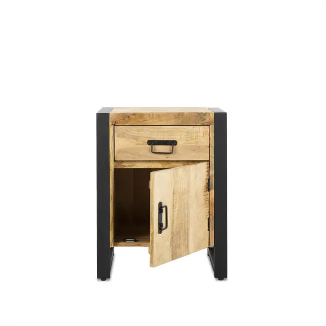 Benoa Nachtkastje Industrial mango - Rechts