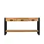 Benoa Sidetable mango met 3 lades en onderblad 150 cm