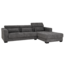 Tower Living Bank Brighton - 3 zits + Chaise Longue Rechts - licht grijs 19