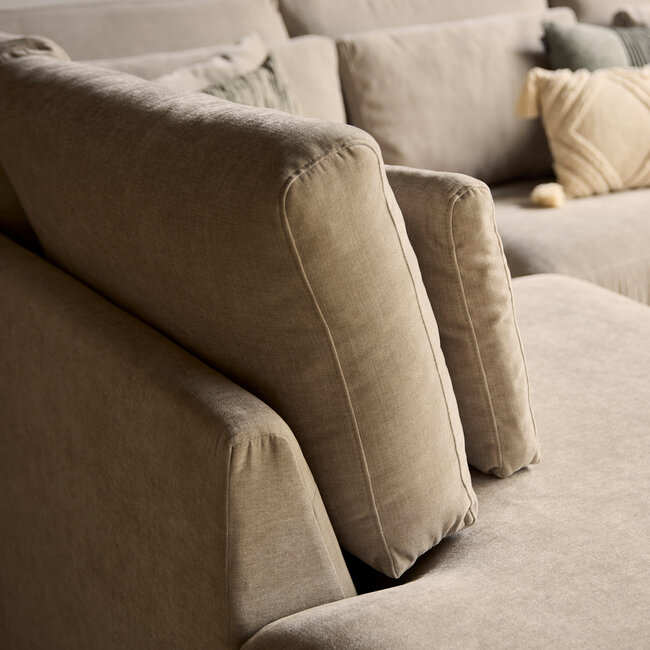 Starfurn MySofa Jesse | Ottomane Links + 2,5 zits | Beige