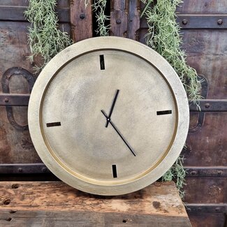 Benoa Klok Circle antiek brass met rand - 55 cm