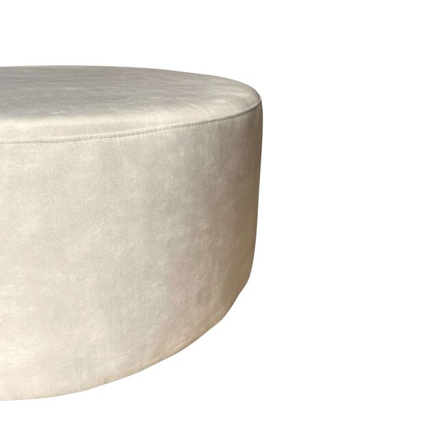 MySofa Hocker | Rond | 80 cm | Adore 102 | Crème